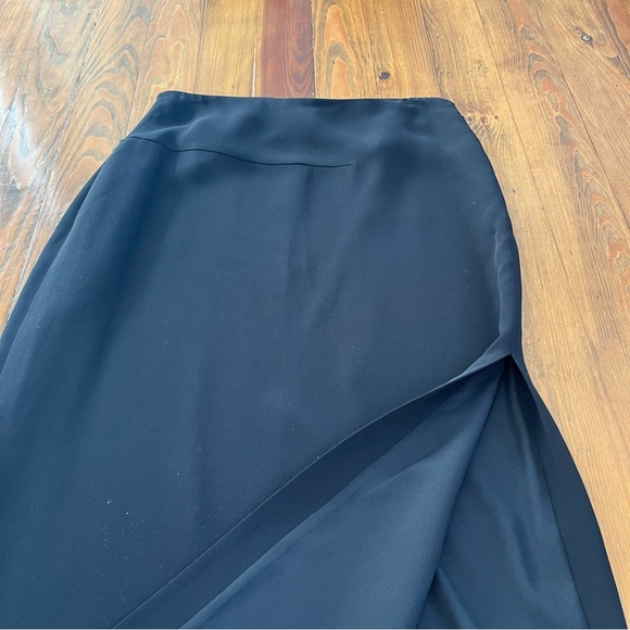 Giorgio Armani Black 100% Silk Maxi Straight Skirt in 46EU (10US) or L - Picture 11 of 16